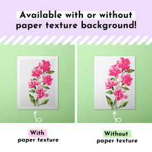 Load image into Gallery viewer, Bold Watercolor Blooms Art Print - Autumn Pink (Exclusive Print!) | Artwork by Rese