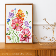 Load image into Gallery viewer, Icelandic Poppies Spread Art Print | Artwork by Rese