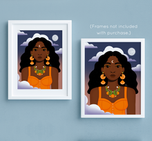 Load image into Gallery viewer, Stella Luna Portrait No. 9 Art Print | Artwork by Rese