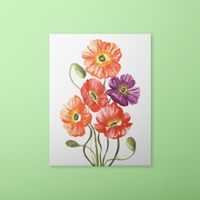 Load image into Gallery viewer, Fall Icelandic Poppies Art Print | Artwork by Rese