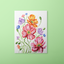 Load image into Gallery viewer, Icelandic Poppies Spread Art Print | Artwork by Rese