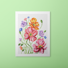 Load image into Gallery viewer, Icelandic Poppies Spread Art Print | Artwork by Rese