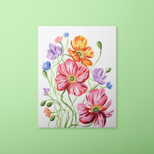 Load image into Gallery viewer, Icelandic Poppies Spread Art Print | Artwork by Rese