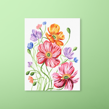 Load image into Gallery viewer, Fall Icelandic Poppies Art Print | Artwork by Rese
