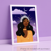 Load image into Gallery viewer, Stella Luna Portrait No. 2 Art Print | Artwork by Rese