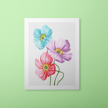Load image into Gallery viewer, Icelandic Poppies - Trio Art Print | Artwork by Rese