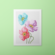 Load image into Gallery viewer, Icelandic Poppies - Trio Art Print | Artwork by Rese