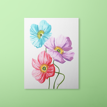 Load image into Gallery viewer, Icelandic Poppies - Trio Art Print | Artwork by Rese