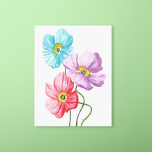 Load image into Gallery viewer, Icelandic Poppies - Trio Art Print | Artwork by Rese