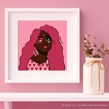 Load image into Gallery viewer, Valentine Girl #1 (Arrow Version) Portrait Art Print (Exclusive Print!) | Artwork by Rese