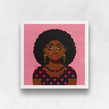 Load image into Gallery viewer, Valentine Girl #3 v2 Portrait Art Print (Exclusive Print!) | Artwork by Rese