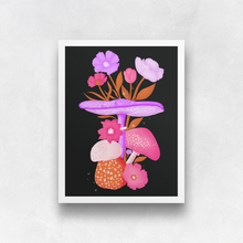 Load image into Gallery viewer, Mushrooms and Blooms IV Art Print | Artwork by Rese