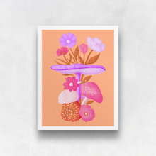 Load image into Gallery viewer, Mushrooms and Blooms VI Art Print | Artwork by Rese