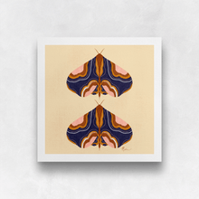 Load image into Gallery viewer, Boho Moth II - Blue Art Print (Exclusive Print!) | Artwork by Rese