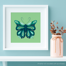 Load image into Gallery viewer, Peacock Butterfly Art Print | Artwork by Rese