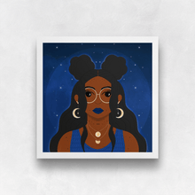 Load image into Gallery viewer, Many Moons Portrait Art Print | Artwork by Rese