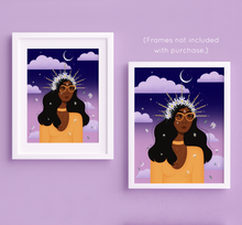 Load image into Gallery viewer, Stella Luna Portrait No. 2 Art Print | Artwork by Rese
