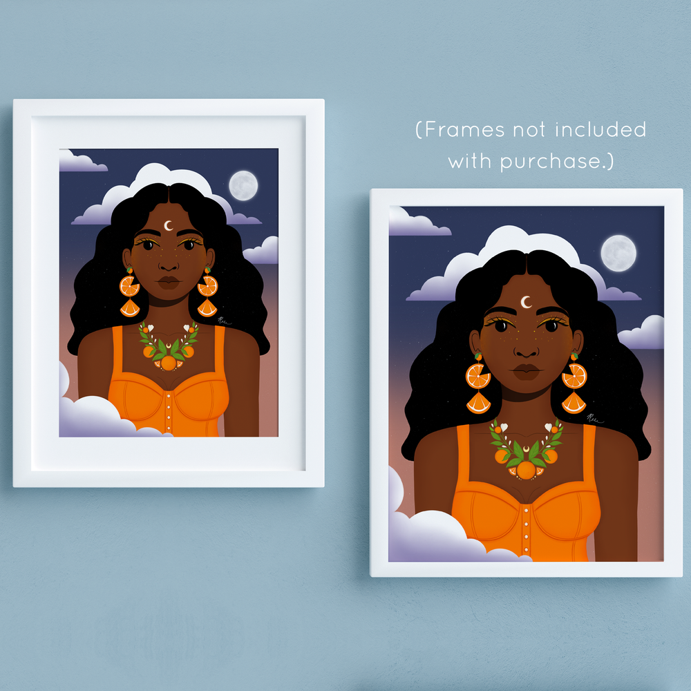 Stella Luna Portrait No. 9 Art Print | Artwork by Rese