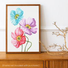 Load image into Gallery viewer, Icelandic Poppies - Trio Art Print | Artwork by Rese
