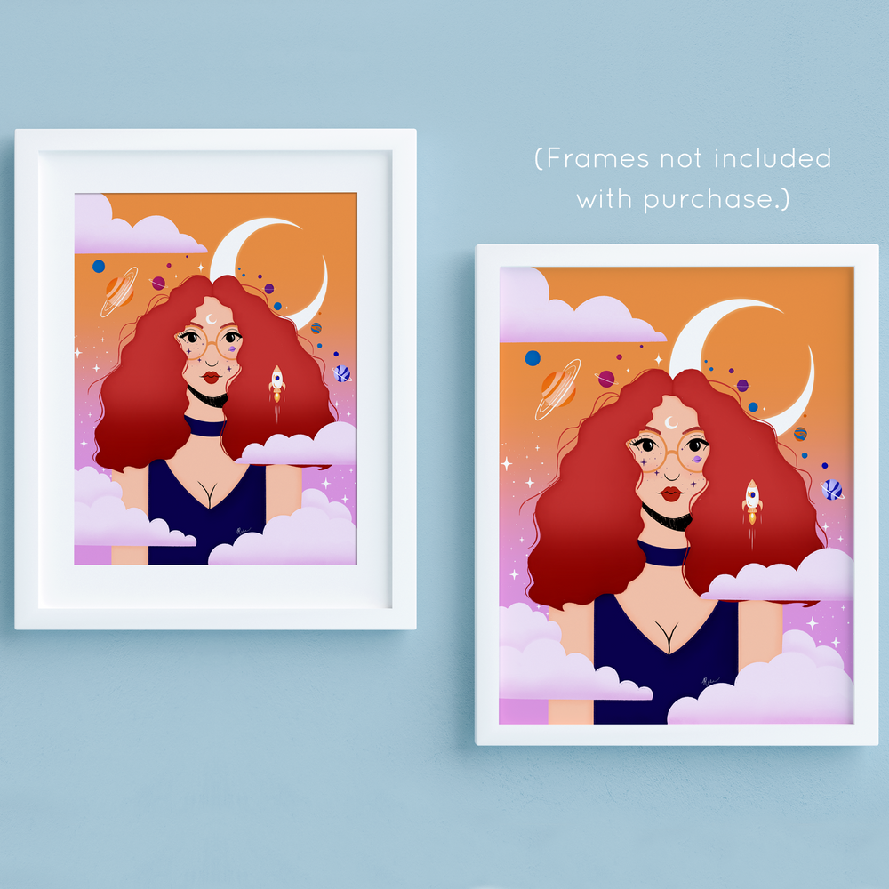 Stella Luna Portrait No. 3 Art Print | Artwork by Rese