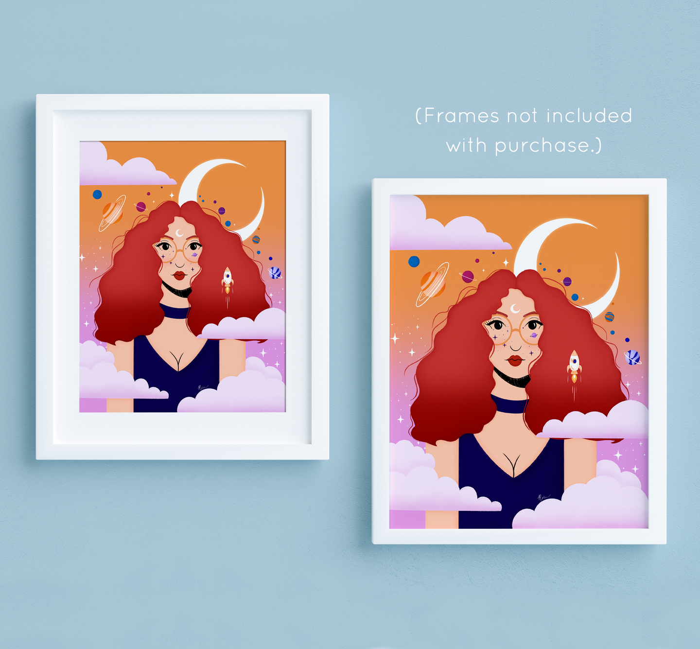 Stella Luna Portrait No. 3 Art Print | Artwork by Rese