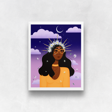 Load image into Gallery viewer, Stella Luna Portrait No. 2 Art Print | Artwork by Rese
