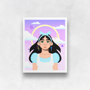 Stella Luna Portrait No. 4 Art Print | Artwork by Rese