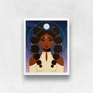 Stella Luna Portrait No. 7 Art Print | Artwork by Rese