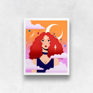 Stella Luna Portrait No. 3 Art Print | Artwork by Rese