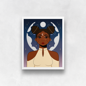 Stella Luna Portrait No. 6 Art Print | Artwork by Rese