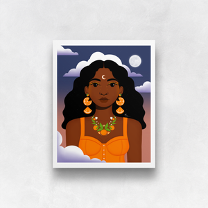 Stella Luna Portrait No. 9 Art Print