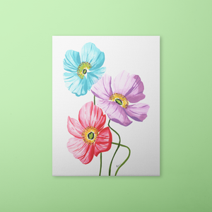Icelandic Poppies - Trio Art Print | Artwork by Rese