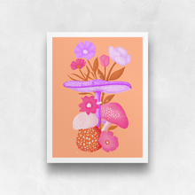 Load image into Gallery viewer, Mushrooms and Blooms VI Art Print | Artwork by Rese
