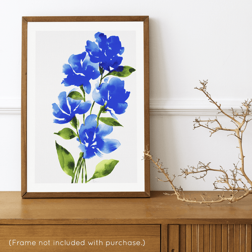 Icelandic Poppies Spread Art Print | Artwork by Rese