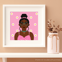 Load image into Gallery viewer, Daisy Darling Portrait Art Print | Artwork by Rese
