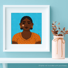 Load image into Gallery viewer, Facetober No. 2 Portrait Art Print | Artwork by Rese

