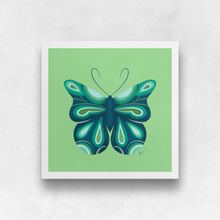 Load image into Gallery viewer, Peacock Butterfly Art Print | Artwork by Rese
