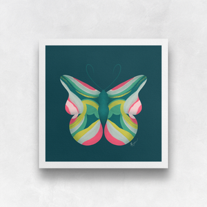 Nature Butterfly Art Print | Artwork by Rese