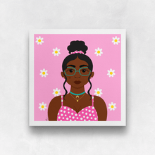 Load image into Gallery viewer, Daisy Darling Portrait Art Print | Artwork by Rese
