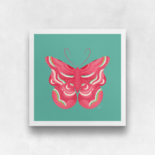 Load image into Gallery viewer, Bold Butterfly - Pink, White, and Green II Art Print (Exclusive Print!) | Artwork by Rese
