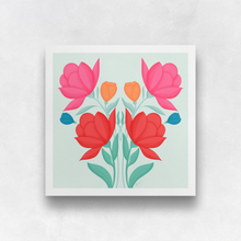 Load image into Gallery viewer, Symmetrical Floral Bouquet Art Print | Artwork by Rese
